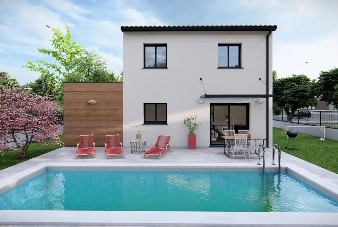 Construction maison neuve T4 à Villefranche de Lauragais avec garage 