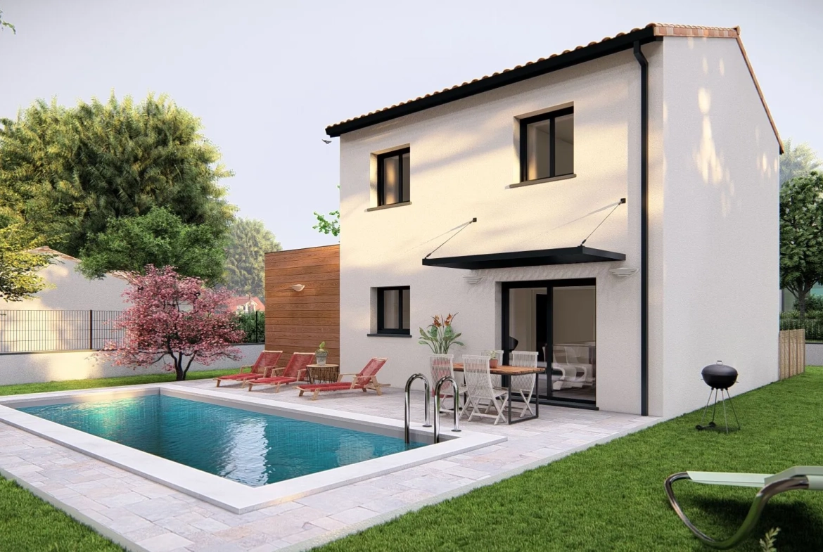 Construction maison neuve T4 à Villefranche de Lauragais avec garage 