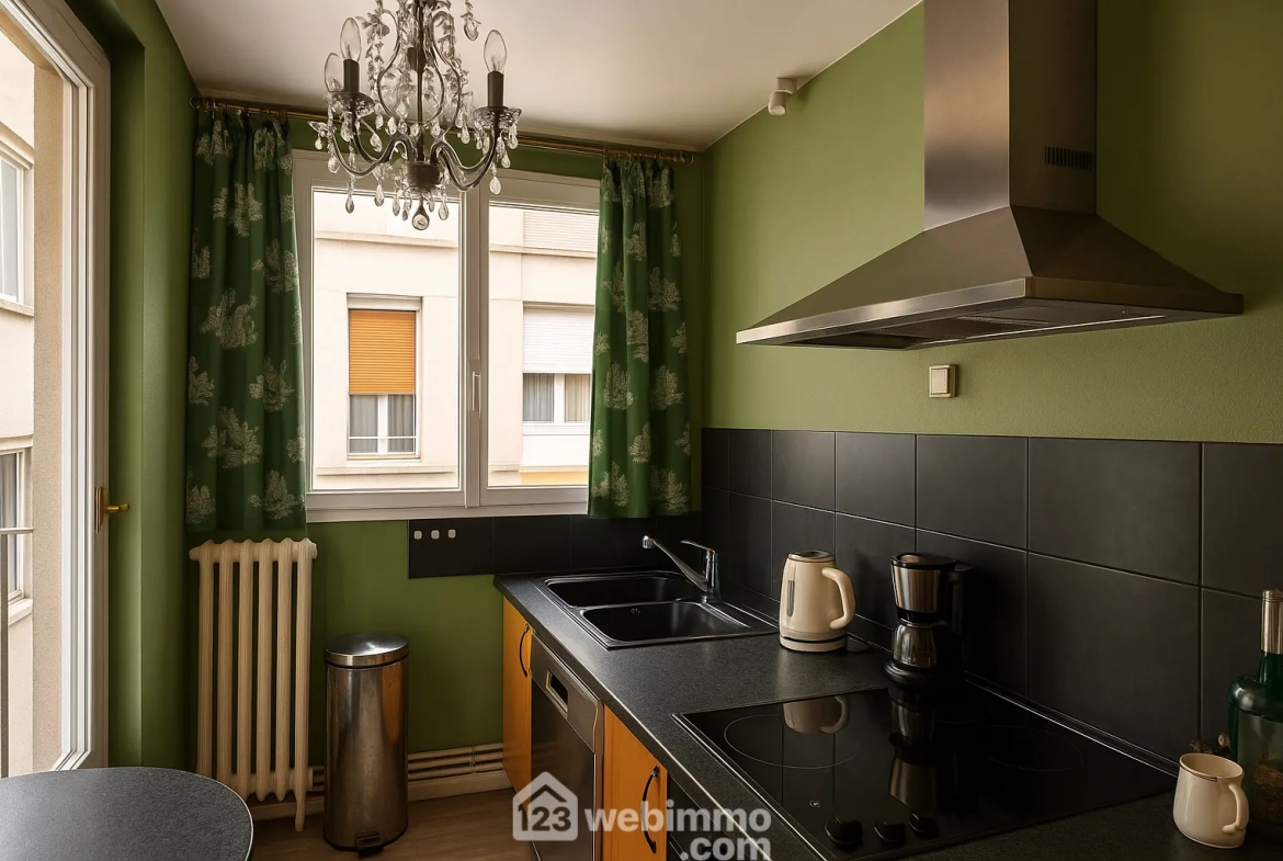 Appartement T3 de 90 m² au dernier étage en plein cœur de Rouen 