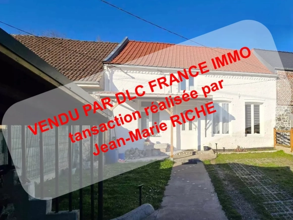 Maison de campagne à vendre à Grand-Fayt - 3 chambres, jardin et chauffage à pellets