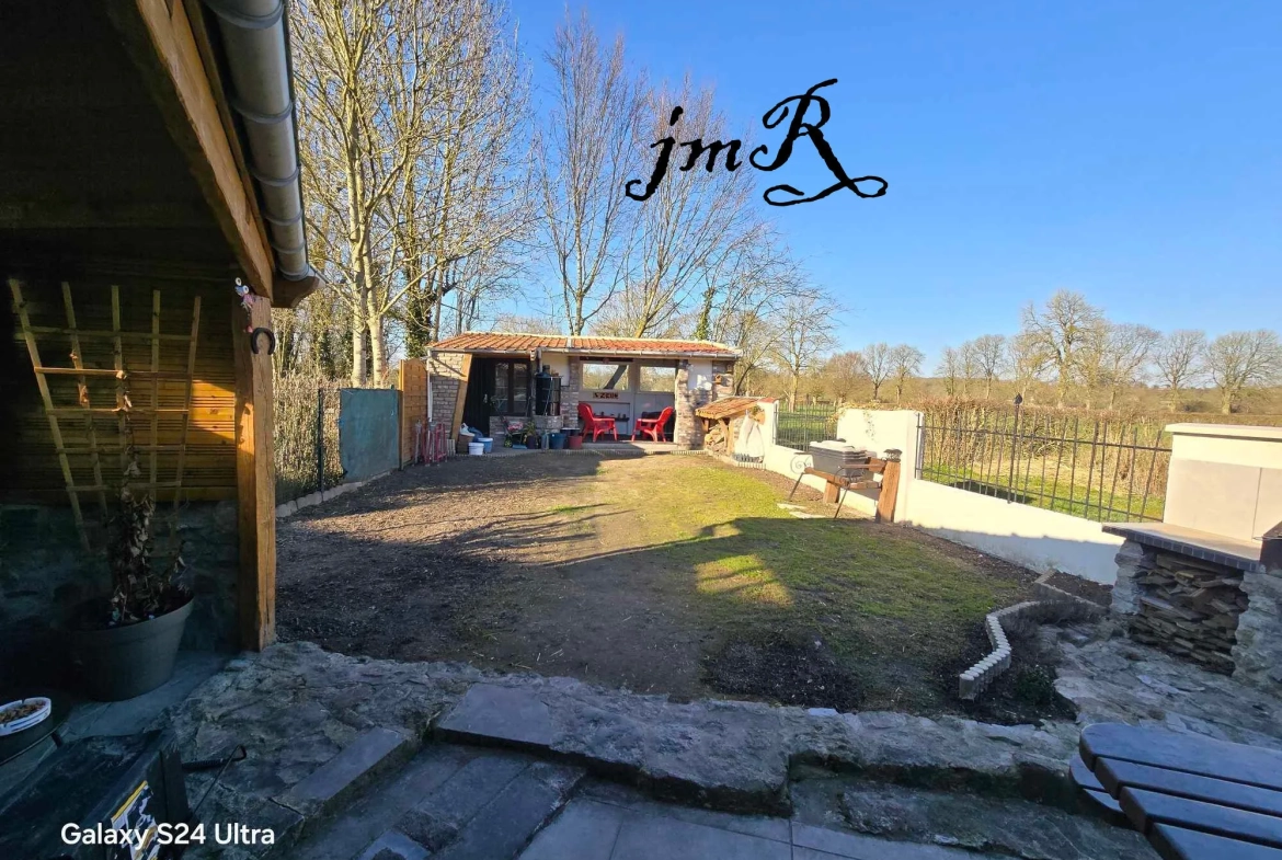 Maison de campagne à vendre à Grand-Fayt - 3 chambres, jardin et chauffage à pellets 
