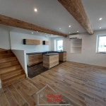 Maison de village rénovée de 74 m² à Vaugneray – 3 chambres, modernité et confort