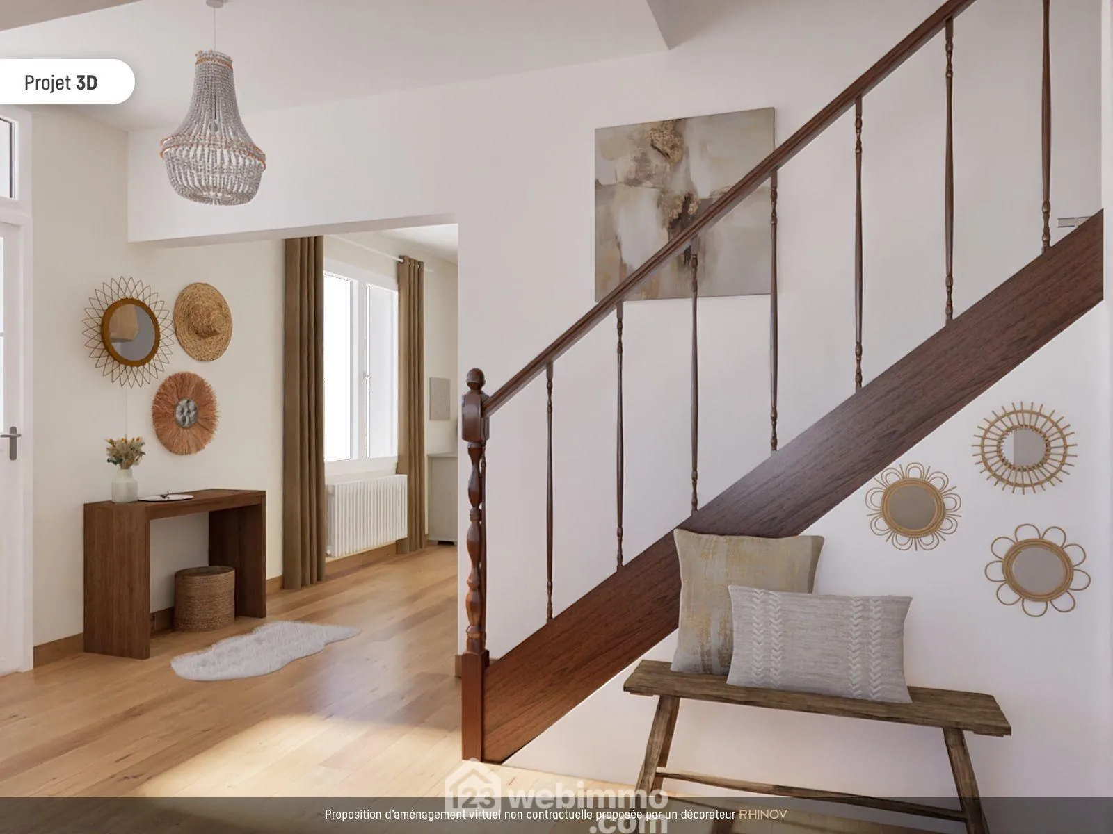 Maison de plain-pied à Vouneuil-sur-Vienne avec grand terrain et potentiel de rénovation 