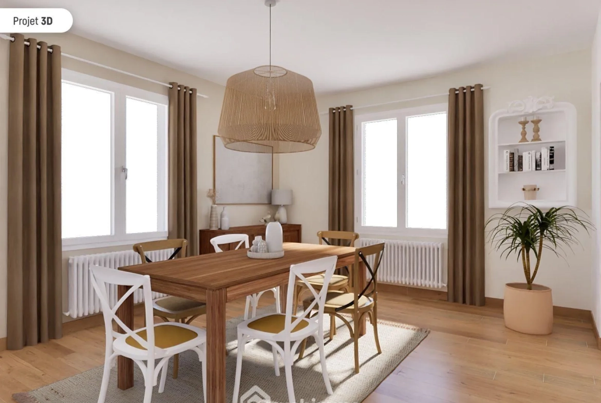 Maison de plain-pied à Vouneuil-sur-Vienne avec grand terrain et potentiel de rénovation 