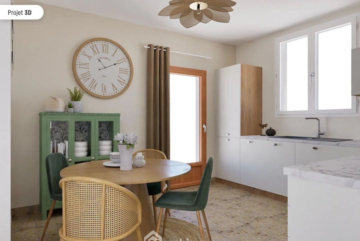Maison de plain-pied à Vouneuil-sur-Vienne avec grand terrain et potentiel de rénovation 