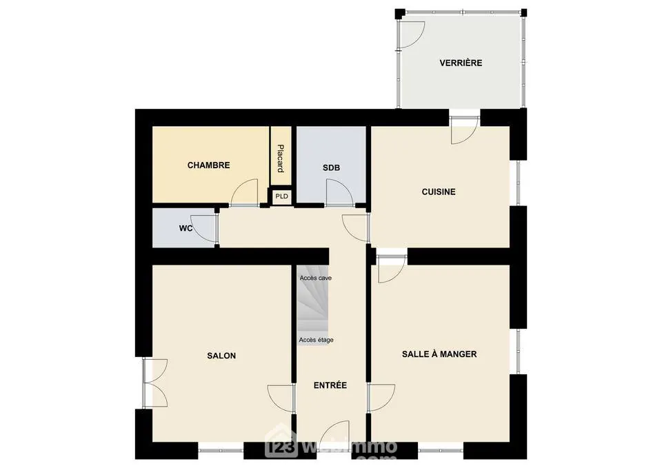 Maison de plain-pied à Vouneuil-sur-Vienne avec grand terrain et potentiel de rénovation 