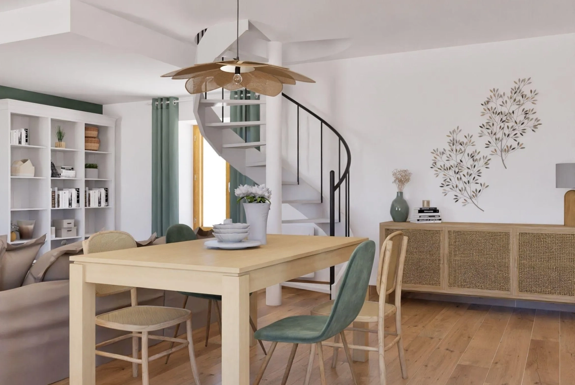 Maison de 93 m2 à Couhé, proche de Poitiers, idéal résidence ou vacances avec dépendances et jardin 