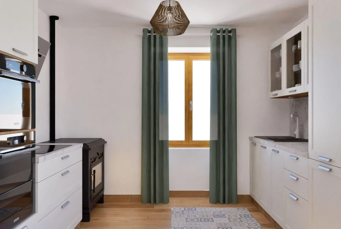 Maison de 93 m2 à Couhé, proche de Poitiers, idéal résidence ou vacances avec dépendances et jardin 
