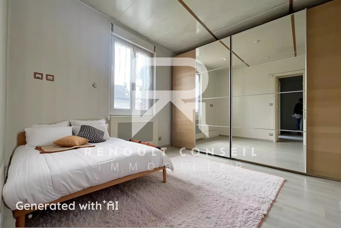 Maison 72m² à vendre au centre de Saint-Étienne-du-Rouvray avec jardin et stationnement 