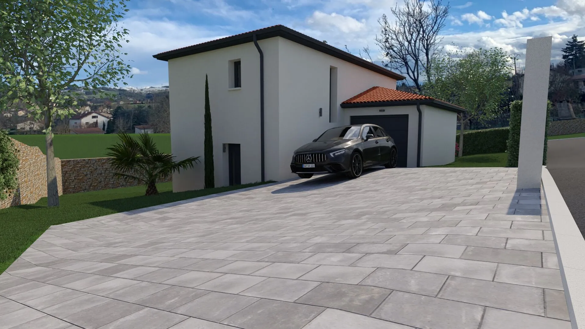 Maison neuve 3 chambres à Beauzac – Conception personnalisable sur terrain de 502 m² 