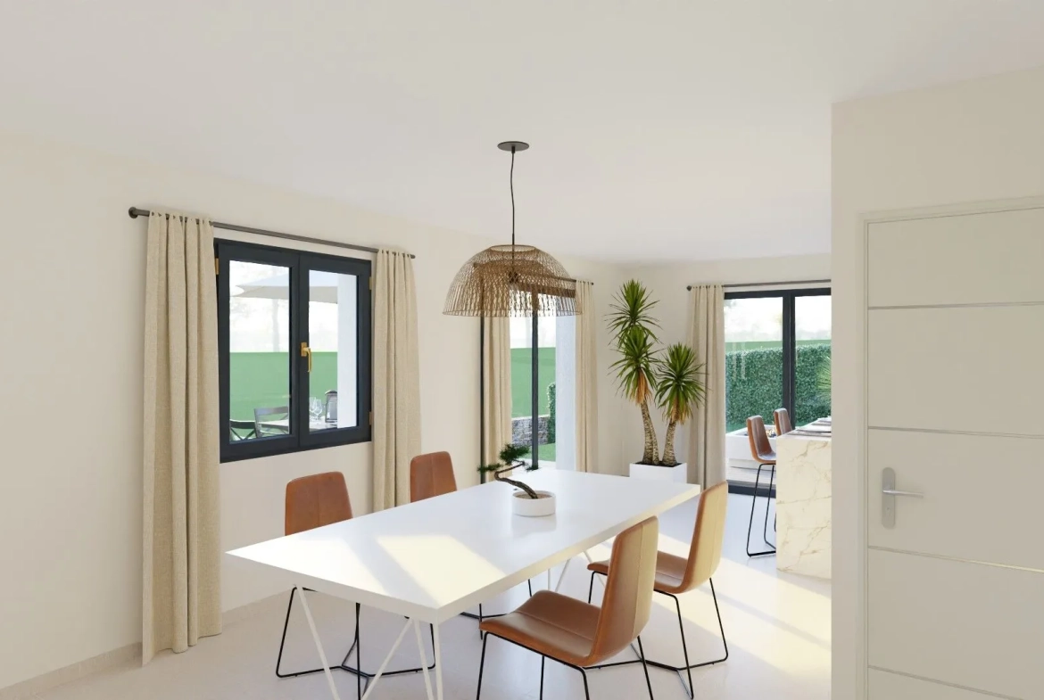 Maison neuve 3 chambres à Beauzac – Conception personnalisable sur terrain de 502 m² 