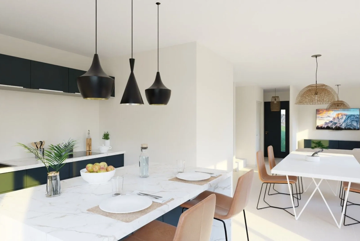 Maison neuve 3 chambres à Beauzac – Conception personnalisable sur terrain de 502 m² 