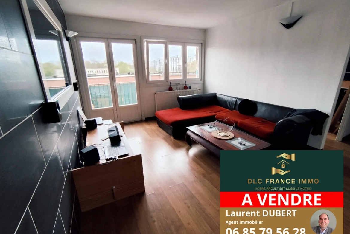 Appartement lumineux avec 2 chambres à Maubeuge - Dernier étage, Cave, Centre-ville 