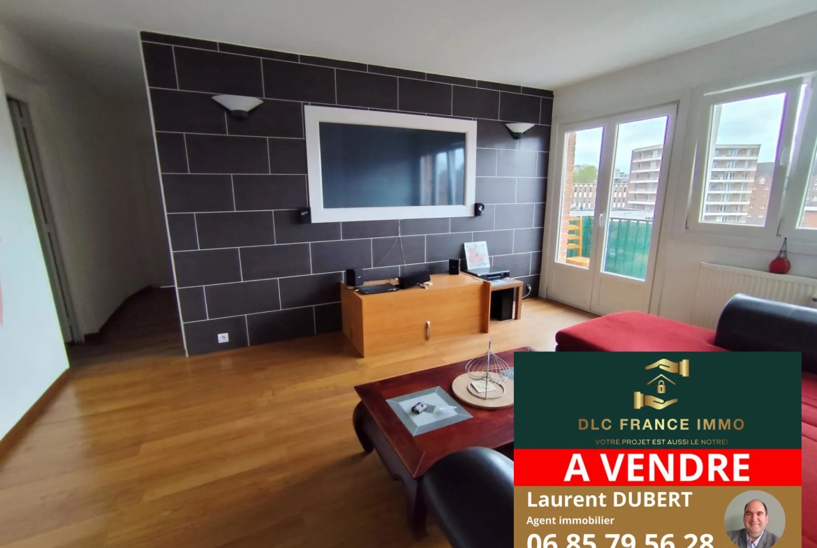 Appartement lumineux avec 2 chambres à Maubeuge - Dernier étage, Cave, Centre-ville 