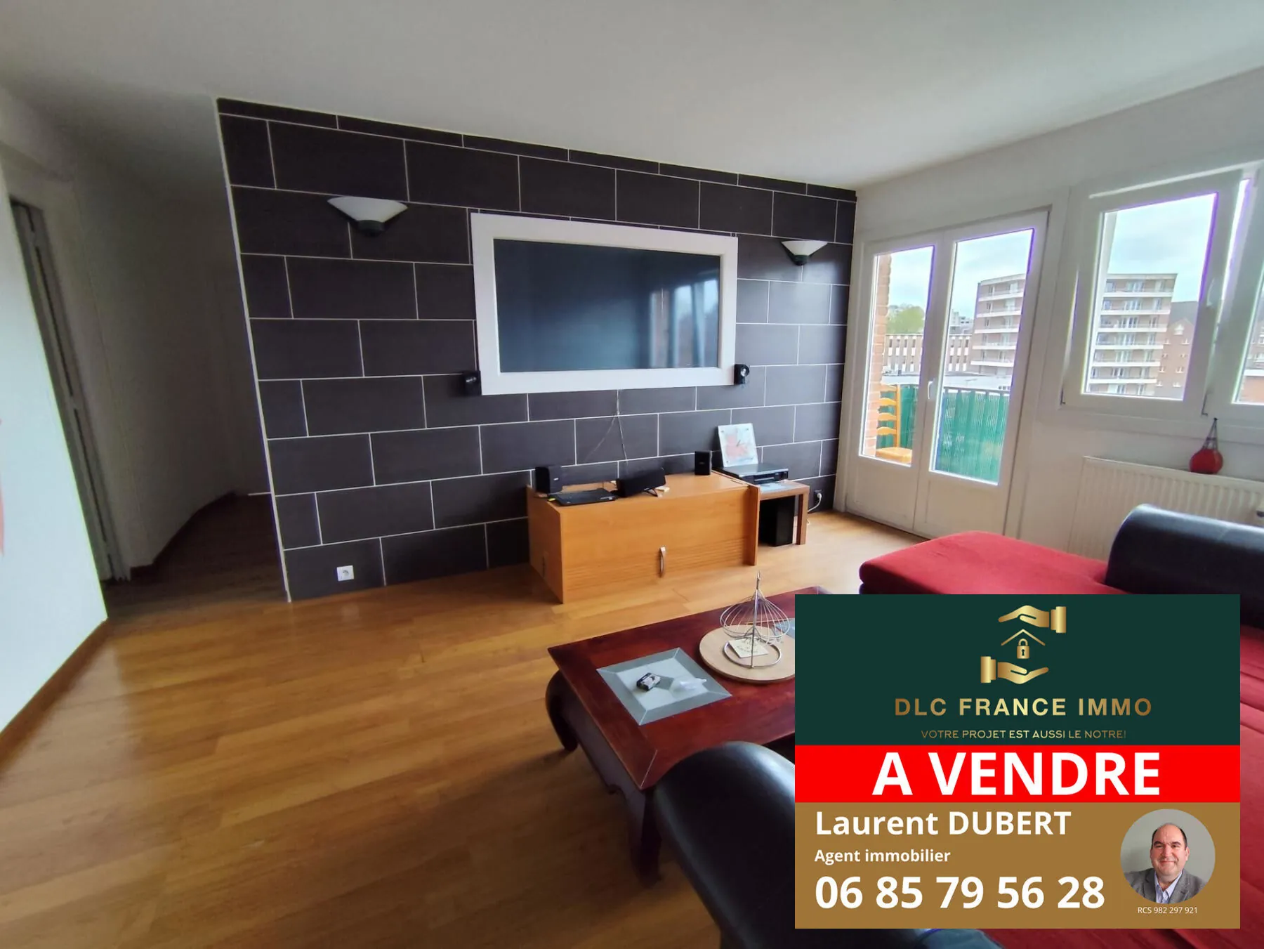 Appartement lumineux avec 2 chambres à Maubeuge - Dernier étage, Cave, Centre-ville 