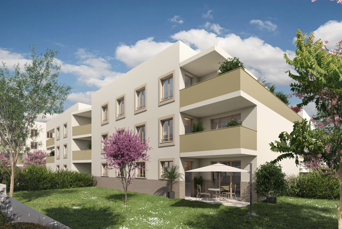 Appartement T3 neuf avec jardin privé à Andrézieux-Bouthéon – Emplacement idéal 