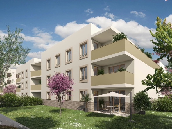 Appartement T3 neuf avec jardin privé à Andrézieux-Bouthéon – Emplacement idéal