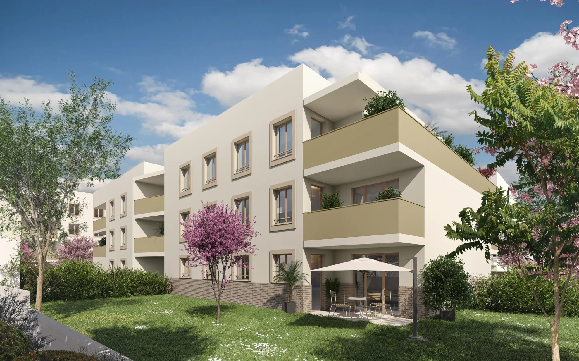 Appartement T3 neuf avec jardin privé à Andrézieux-Bouthéon – Emplacement idéal 