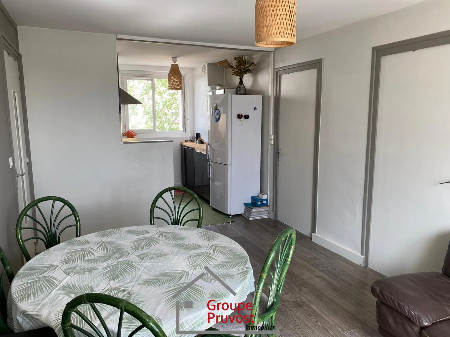 Appartement T3 rénové de 49 m² à Villeurbanne avec parking et cave 