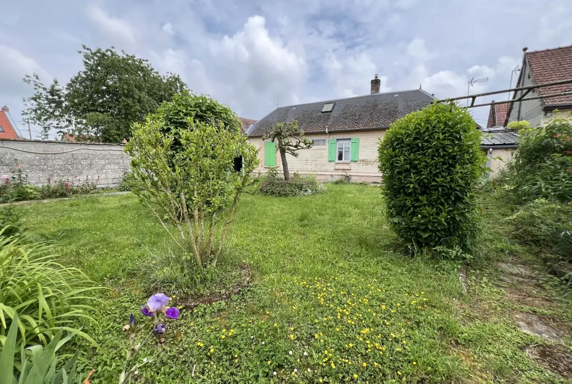 Maison à vendre au Plessier-Rozainvillers avec 3 chambres et dépendances 