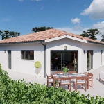 Maison neuve 3 chambres avec terrasse à Saint-Michel-Escalus