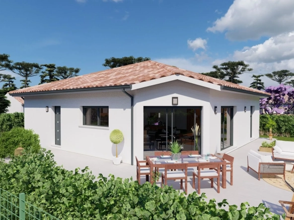 Maison neuve 3 chambres avec terrasse à Saint-Michel-Escalus