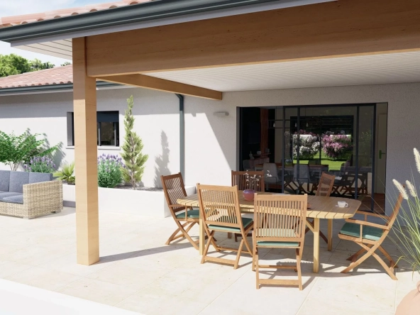 Maison neuve de 112 m² avec terrain à Hagetmau, proche commodités