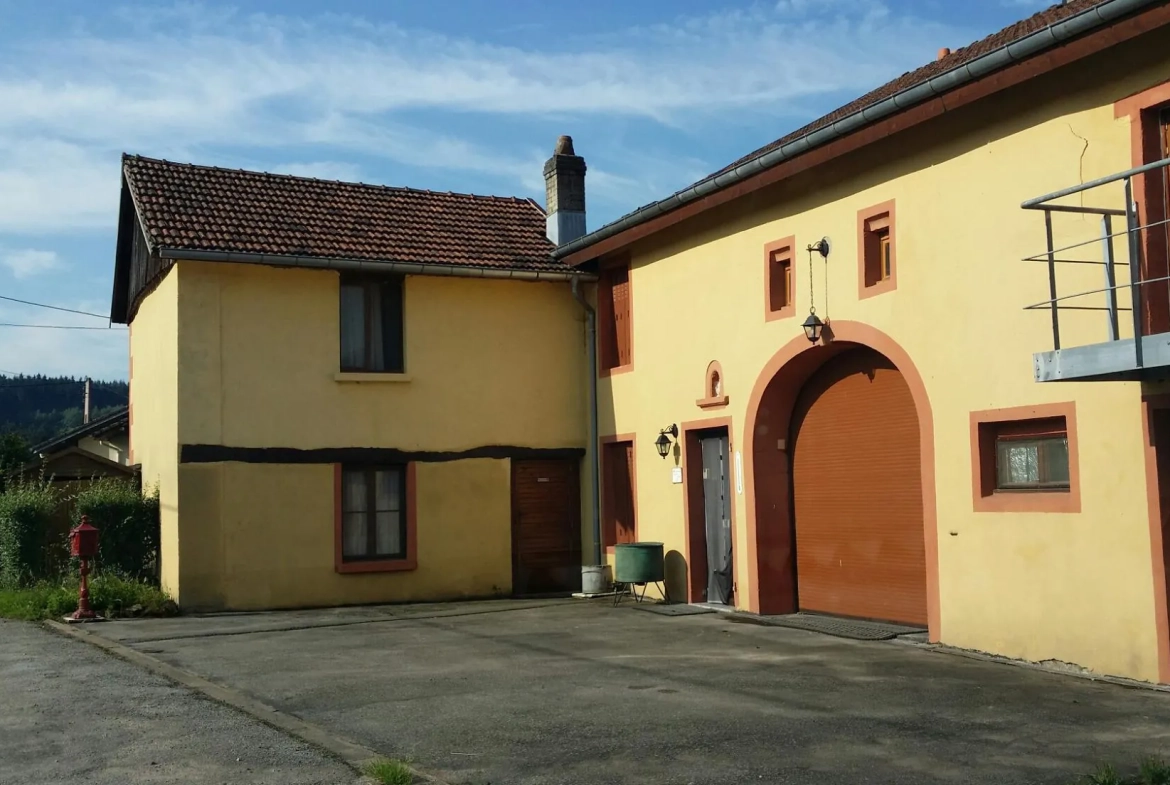 Propriété à Prey avec habitation, hangar et projet de construction 