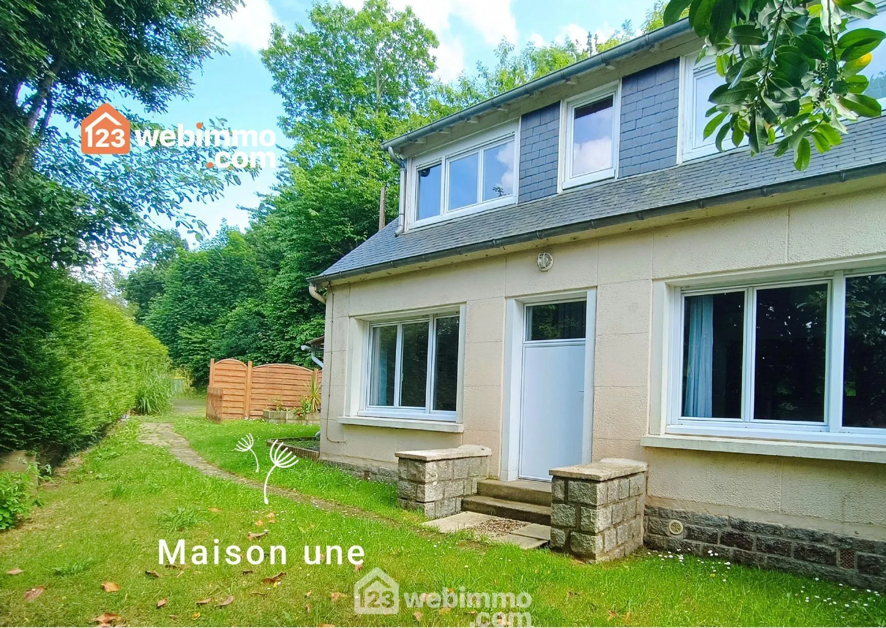 Opportunité rare : deux maisons mitoyennes avec jardin à Lannion 