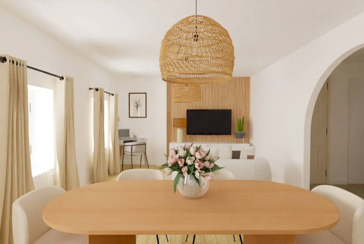 Appartement T4 à vendre à Ambert avec jardin privé et vue imprenable 