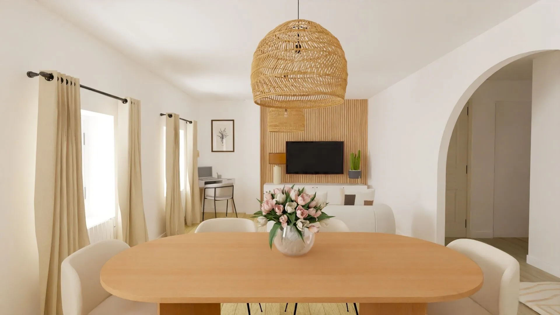 Appartement T4 à vendre à Ambert avec jardin privé et vue imprenable 
