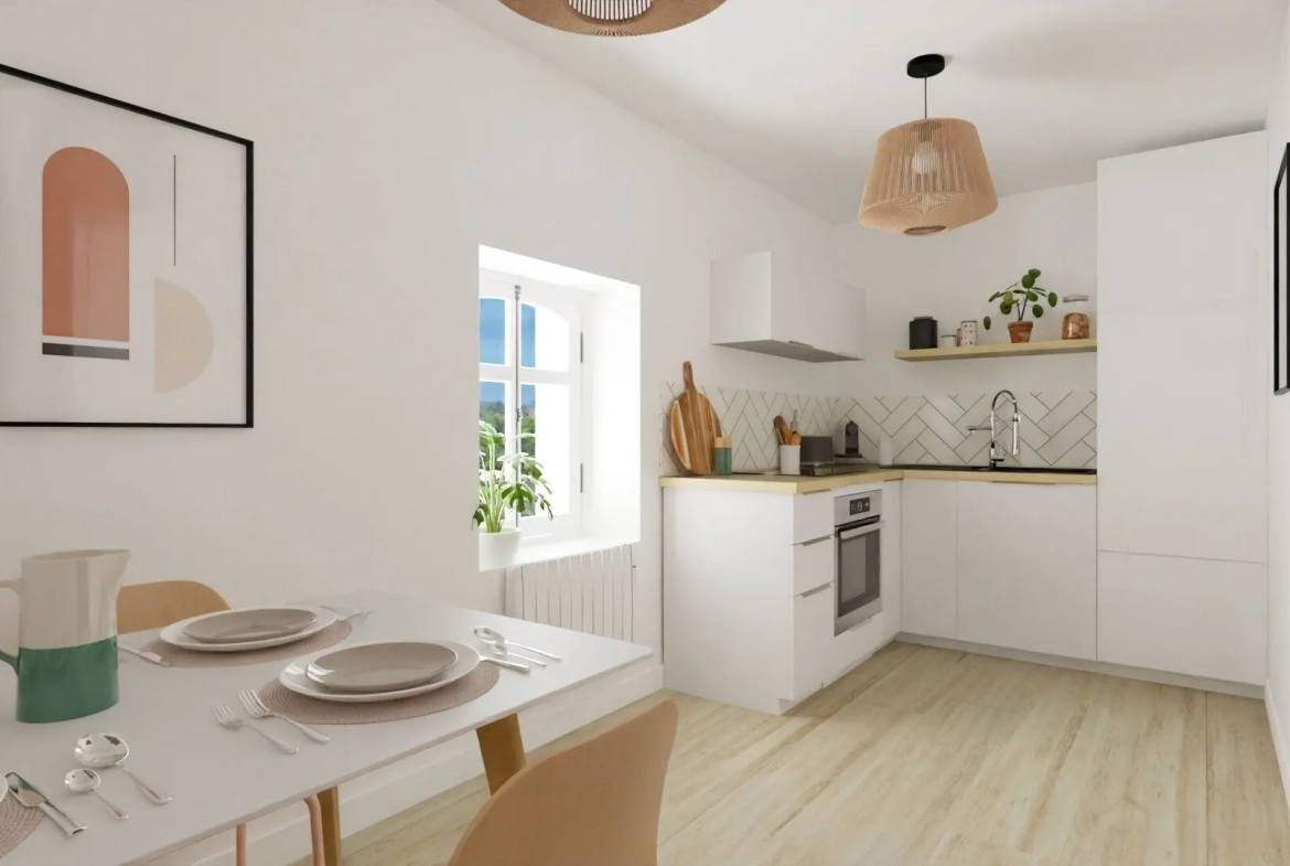 Appartement T4 à vendre à Ambert avec jardin privé et vue imprenable 