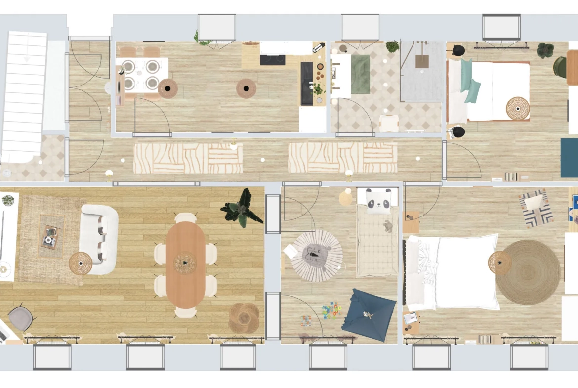 Appartement T4 à vendre à Ambert avec jardin privé et vue imprenable 