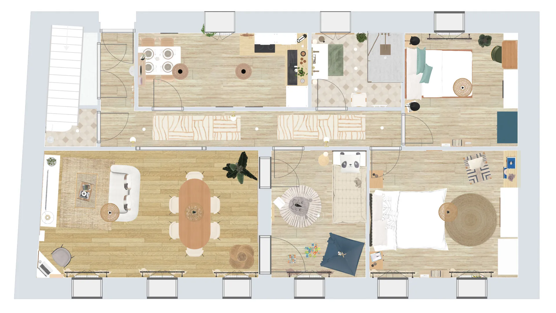 Appartement T4 à vendre à Ambert avec jardin privé et vue imprenable 