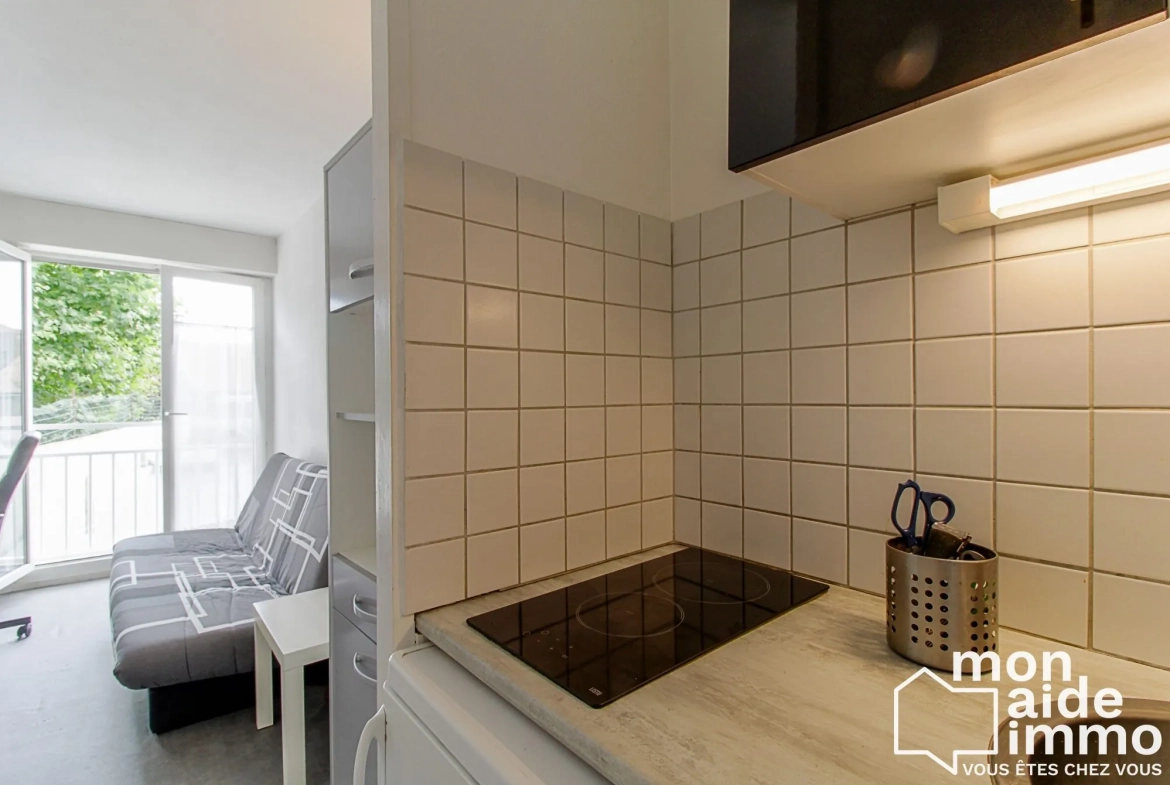 Appartement 19,50 m² avec parking à Bordeaux, idéal investisseur ou étudiant 