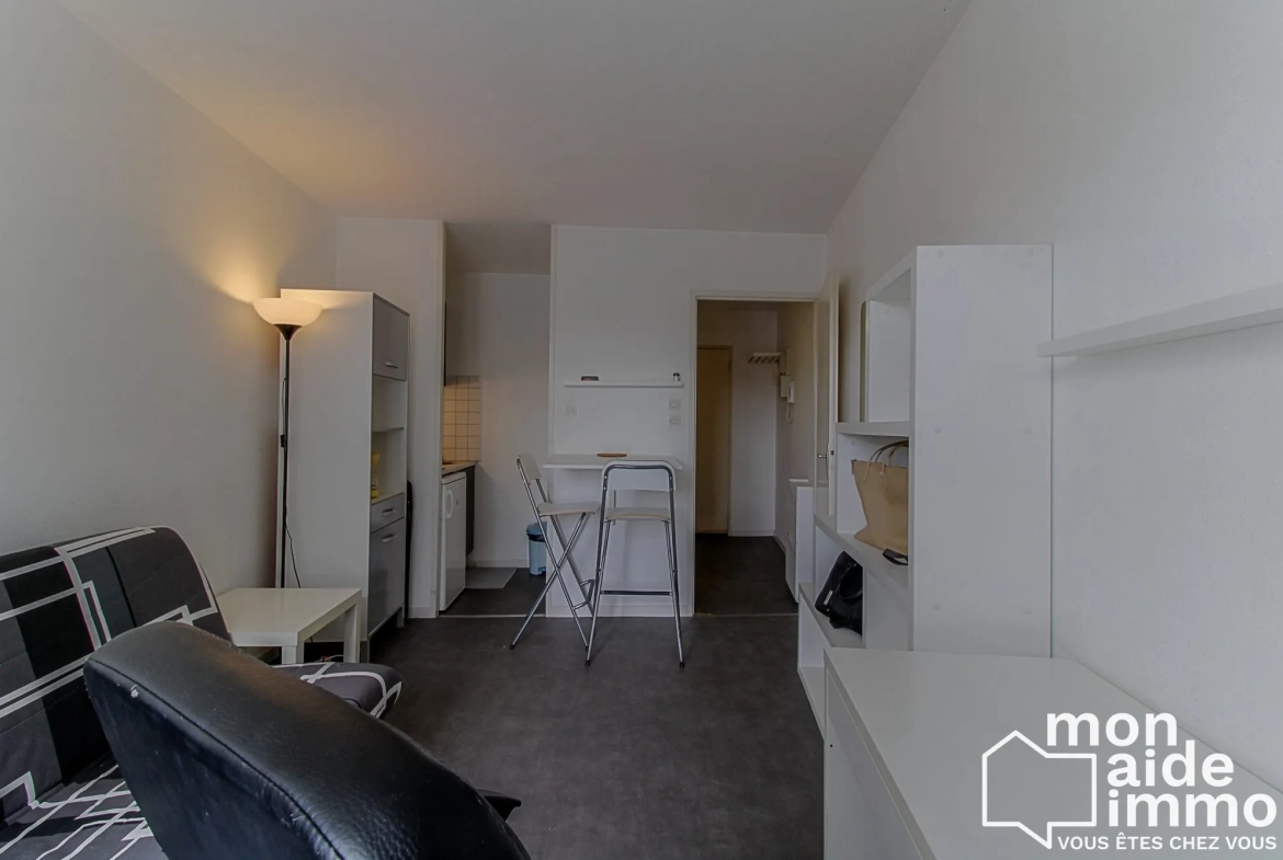 Appartement 19,50 m² avec parking à Bordeaux, idéal investisseur ou étudiant 