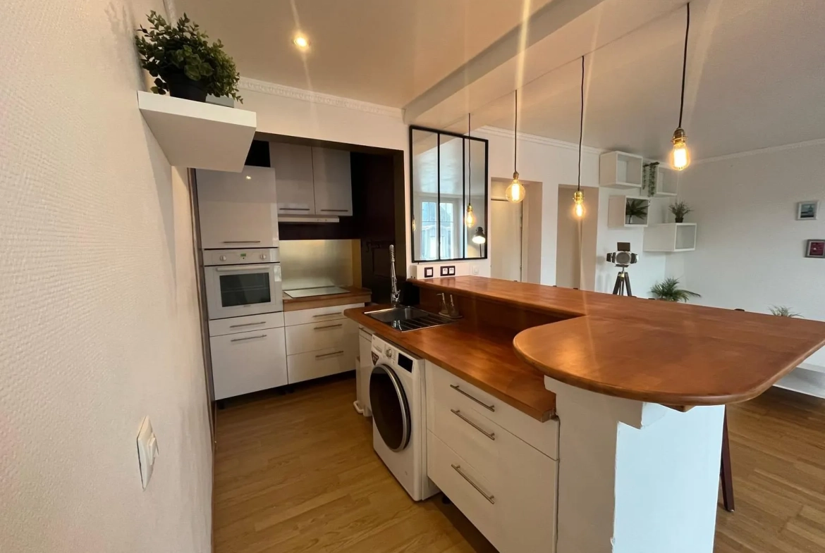 Appartement meublé de 44 m² à Nantes près de Mellinet – Lumineux et pratique 