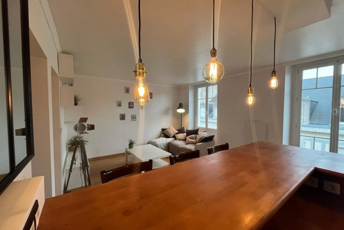 Appartement meublé de 44 m² à Nantes près de Mellinet – Lumineux et pratique 