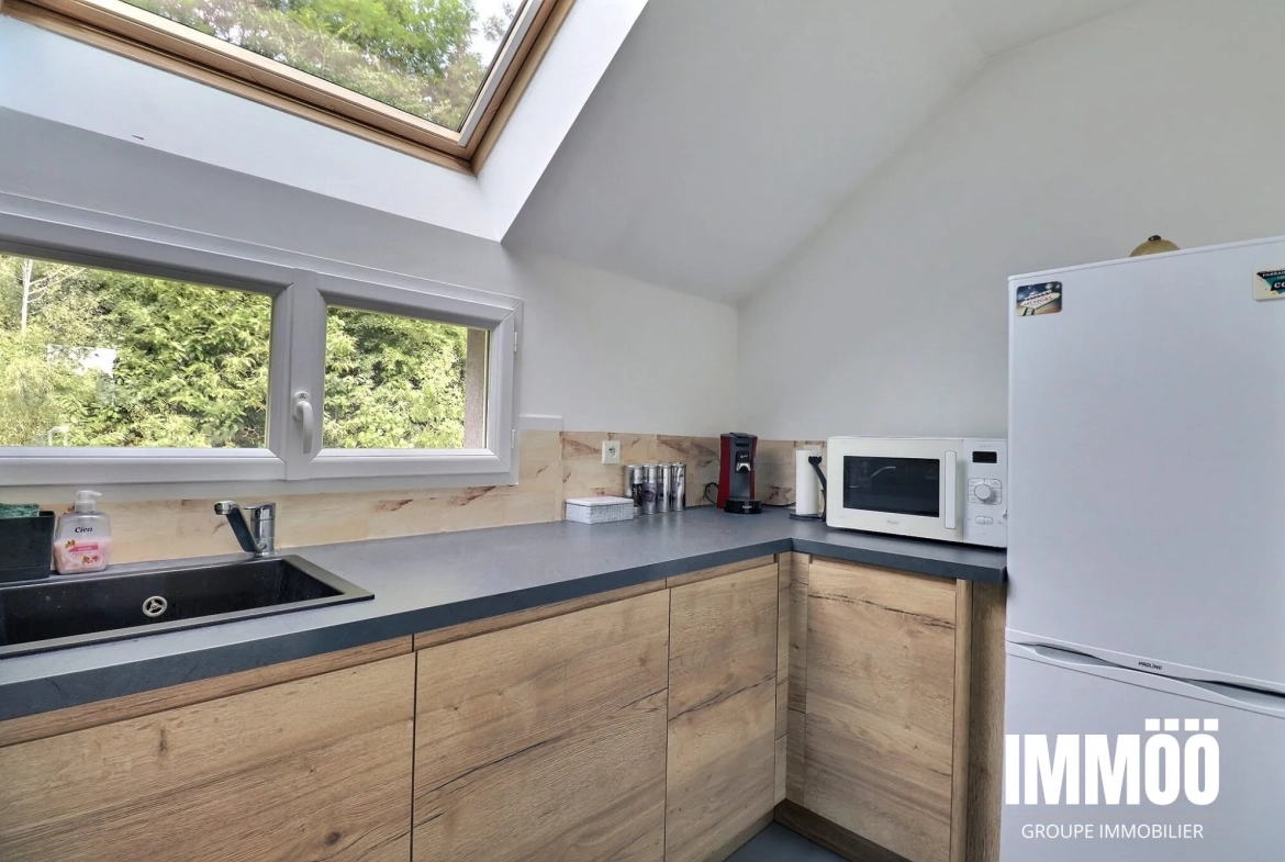 Appartement T3 avec vue panoramique à Le Houlme – Garage et parking inclus 