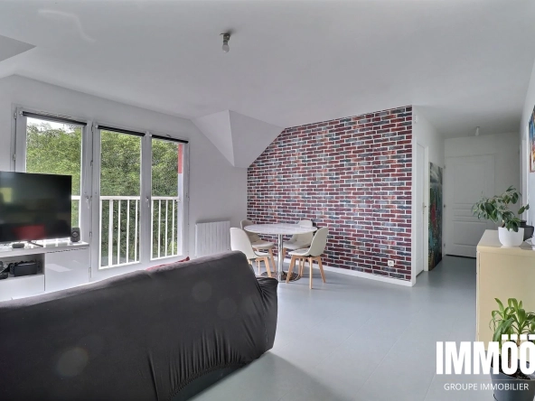Appartement T3 avec vue panoramique à Le Houlme – Garage et parking inclus