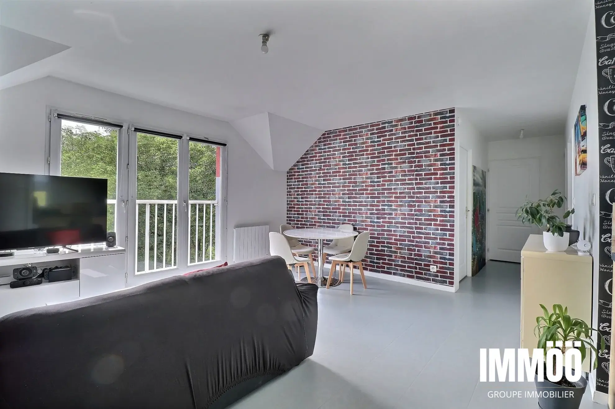 Appartement T3 avec vue panoramique à Le Houlme – Garage et parking inclus 