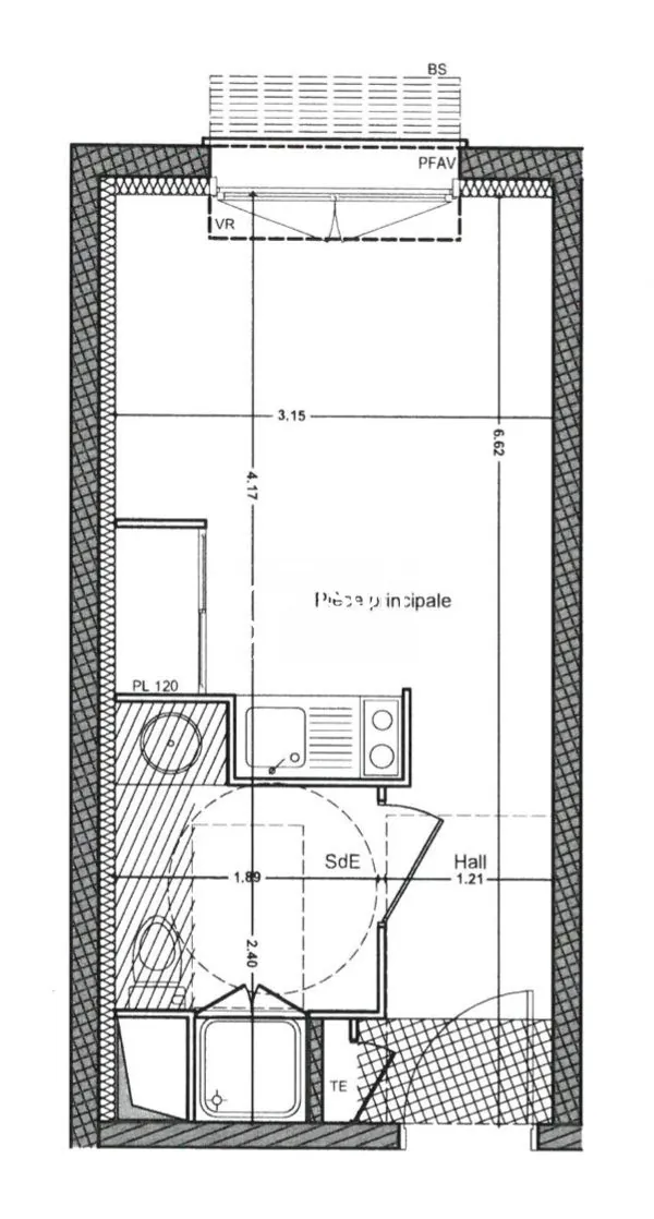 Appartement T1 meublé en résidence étudiante à Aix-en-Provence pour investissement LMNP 