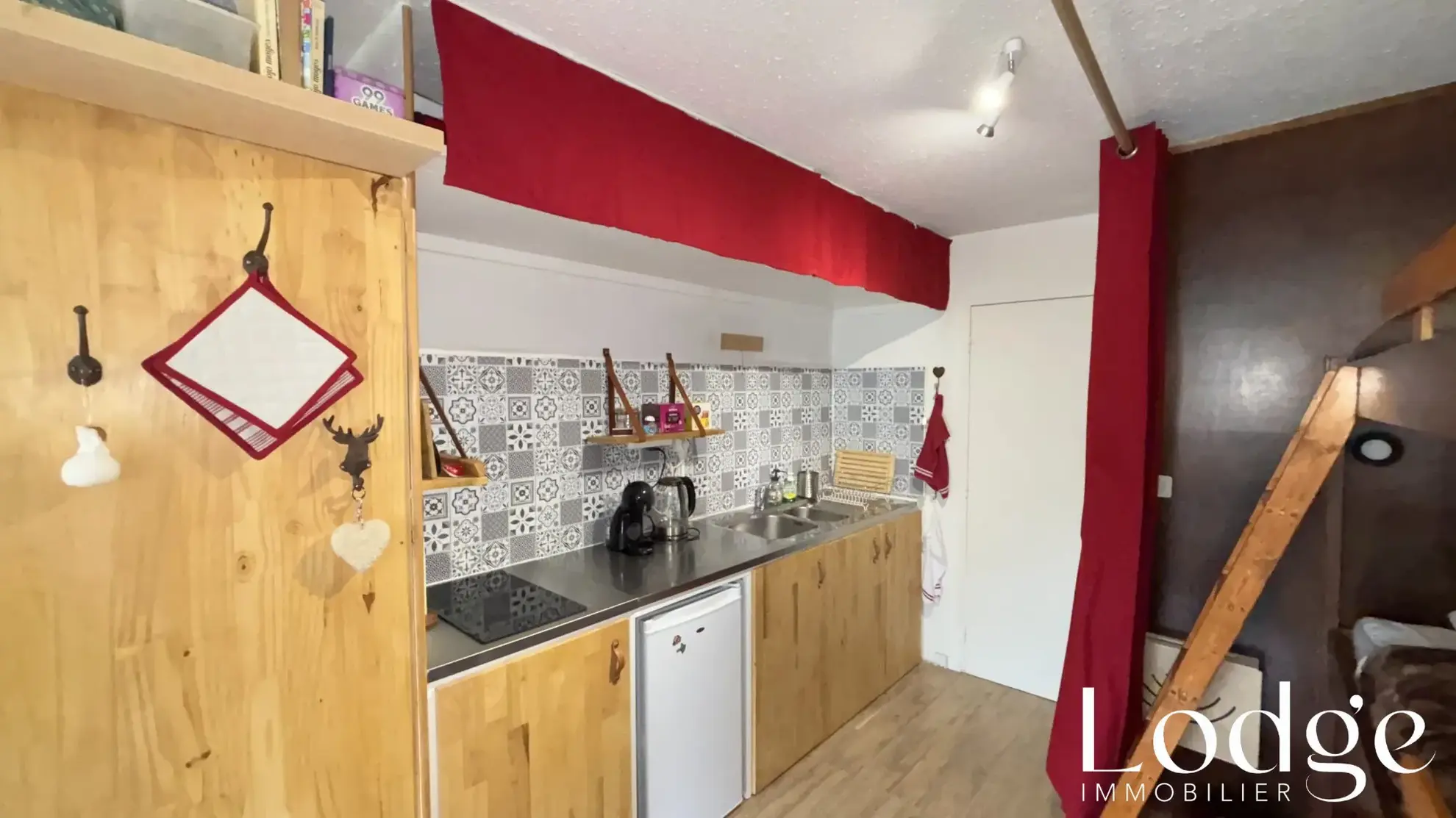Vente Spacieux Studio face aux Pistes à Montgenèvre avec Balcon Sud-Est 