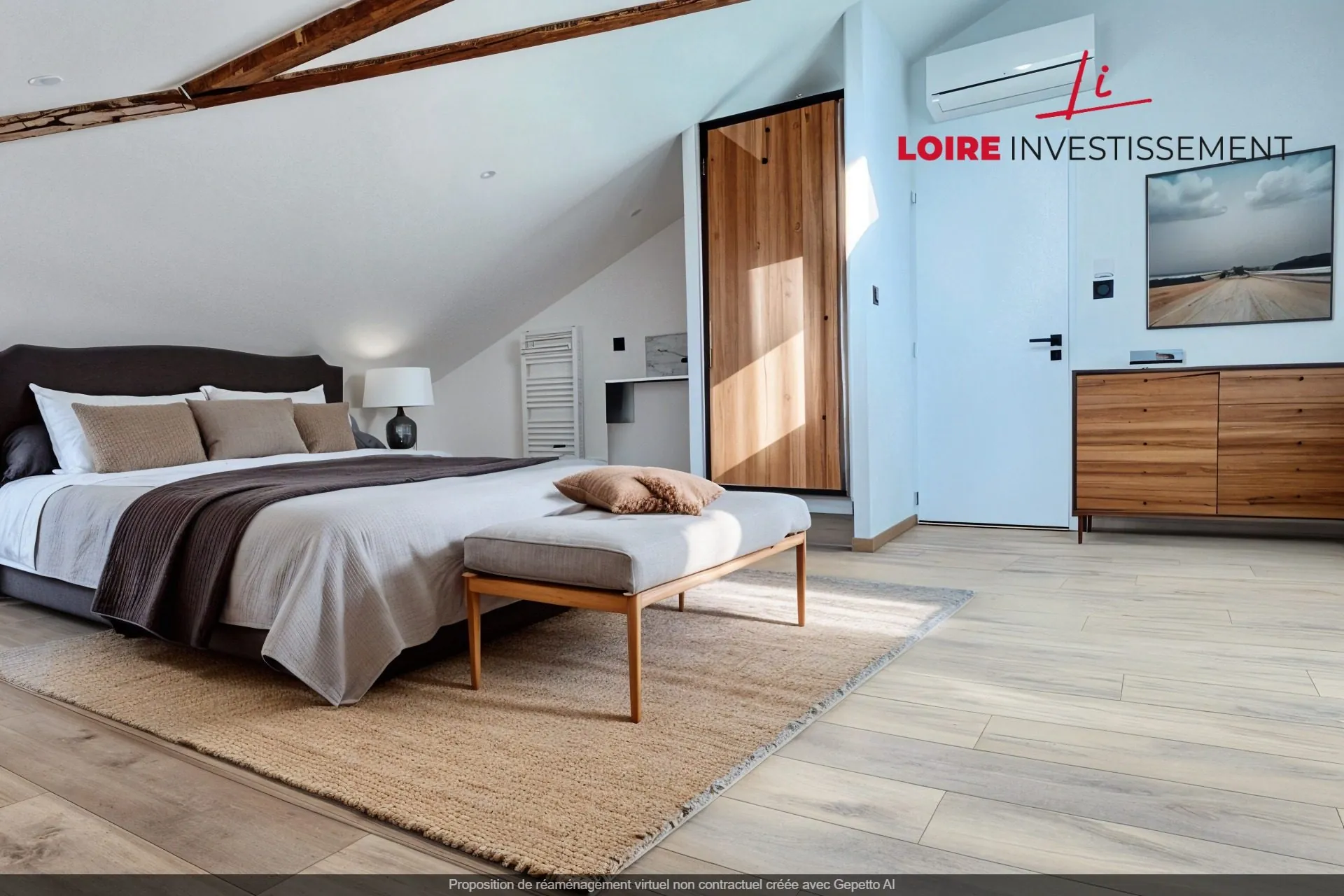Appartement T3 de 121,8 m² avec terrasse à L'Étrat, dernier étage 