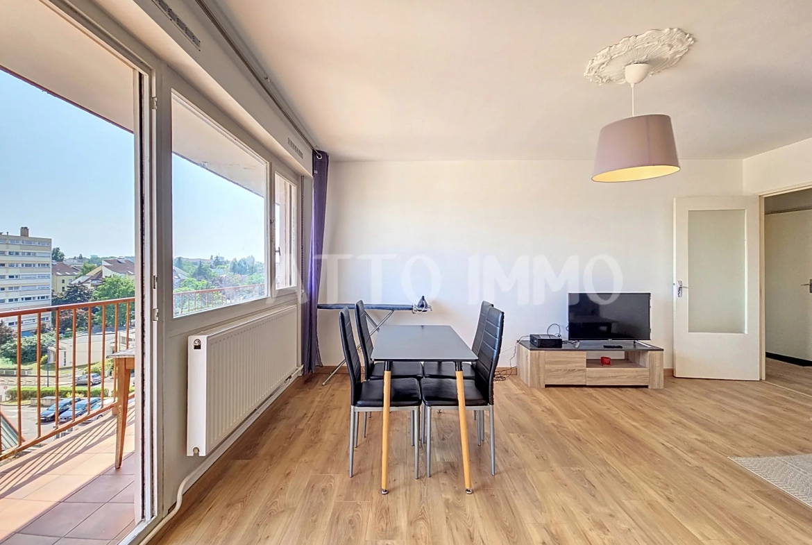 Appartement de 78 m² à Metz Sablon avec parking, balcon et potentiel locatif élevé 