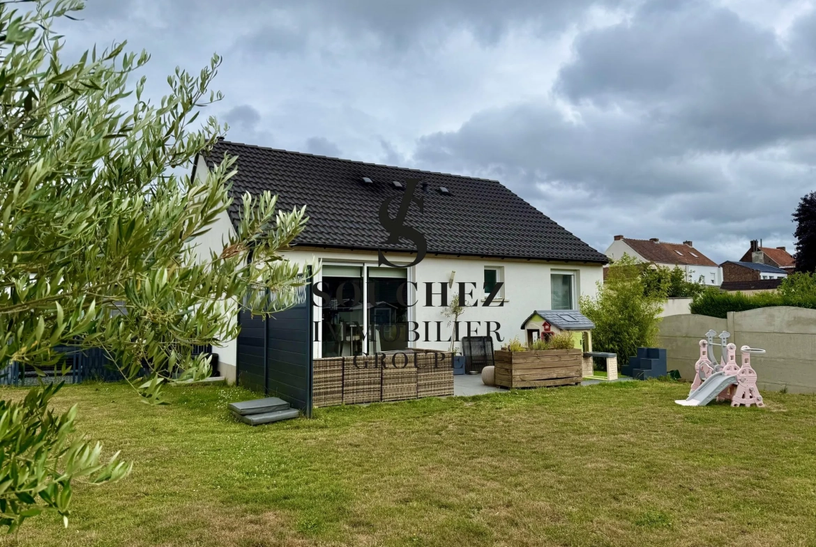 Charmante maison de plain-pied récente à Liévin avec jardin et parking 