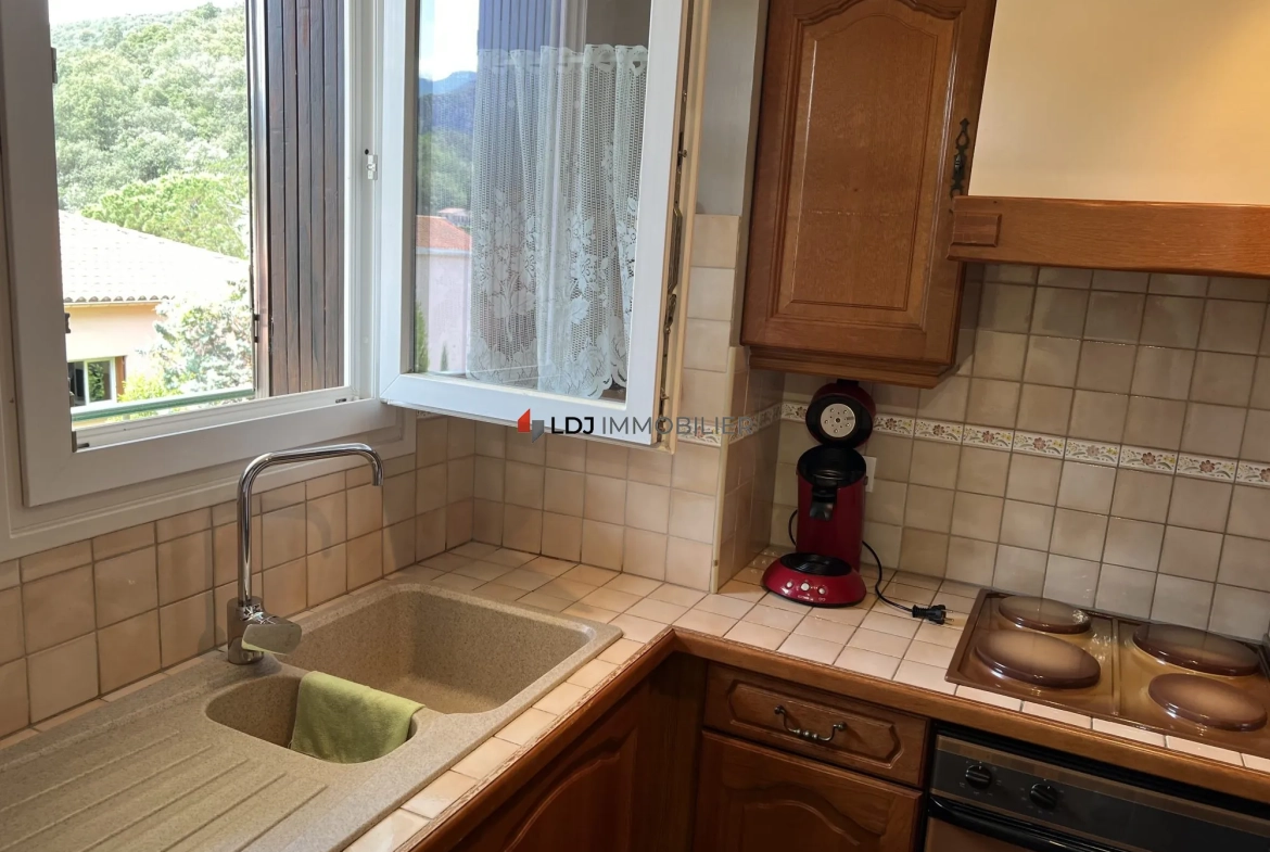 Appartement T2 Bis avec terrasse et garage à Amélie-les-Bains 