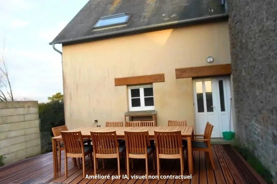 Maison à Le Teilleul avec deux logements, investissement locatif idéal 