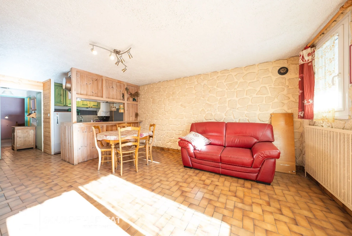 Charmant appartement T2 de 45 m² avec vue montagne à Les Orres 