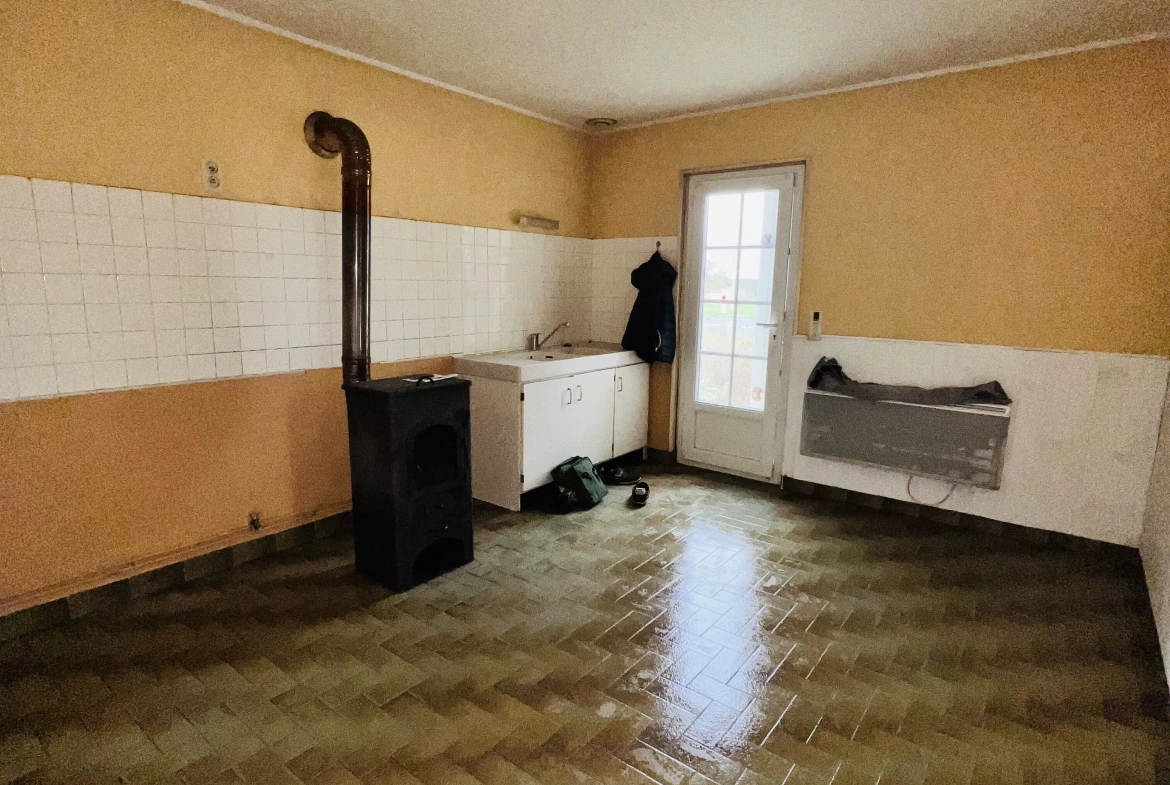Maison à rénover au Pin près de Digoin et Vichy - 200 m² 